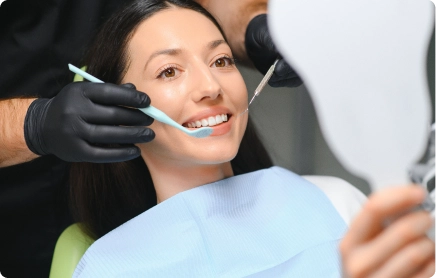 Cosmetic dentistry
Including porcelain and composite veneers, professional teeth whitening, composite bonding, and dental crowns.